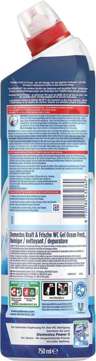 Image du produit Domestos Gel nettoyant WC 750ml Active Kraft Ocean