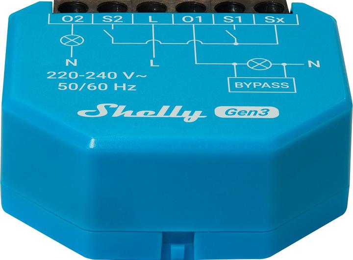 Actual product image Shelly 2L Gen3 (Switch actuator)