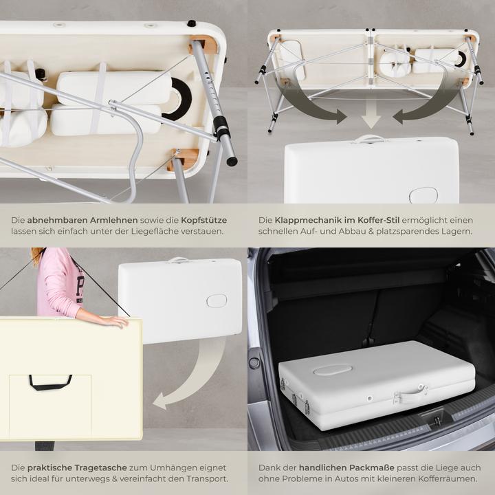 Image du produit tectake Table de massage 2 zones
