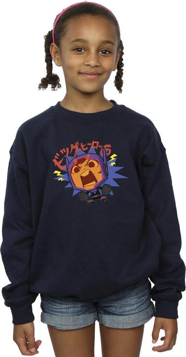 Image du produit Disney - Sweat BIG HERO BAYMAX HIRO ANGRY MANGA - Fille (104)