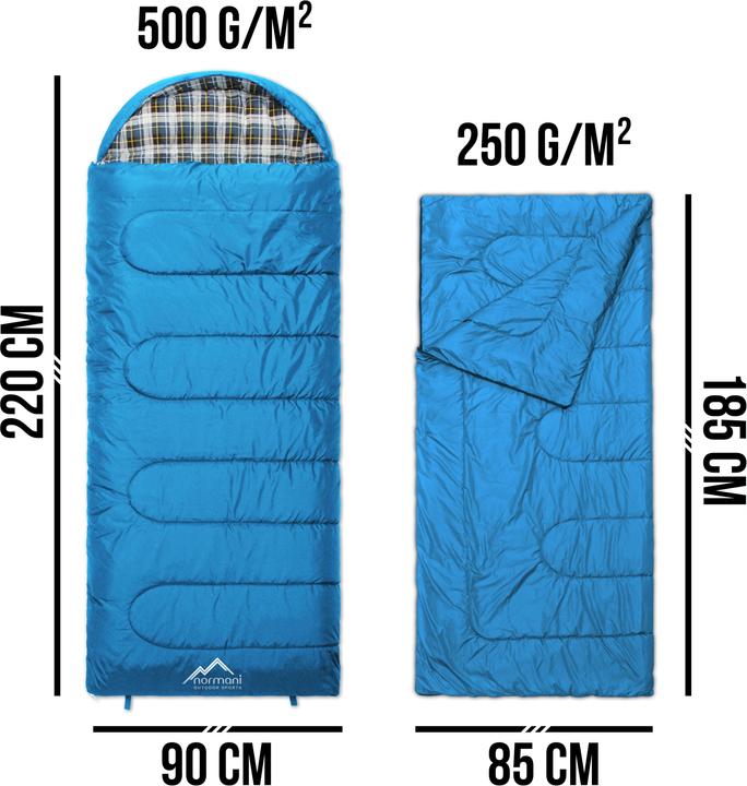Image du produit Normani Sac de couchage 4 en 1 Antarctica - 415 (220 cm)
