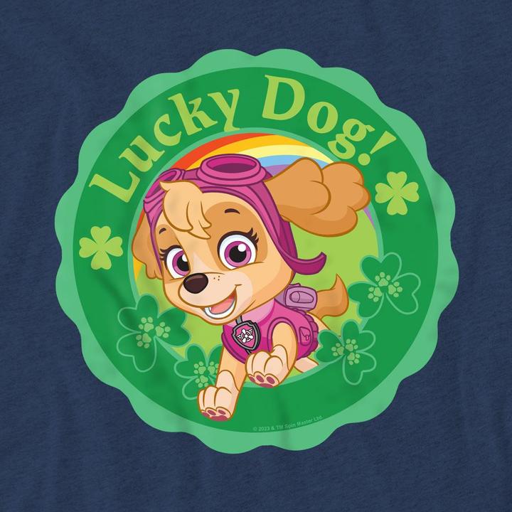 Actual product image Paw Patrol Unisex Adult Lucky Dog St Patricks Day T-Shirt (XL)