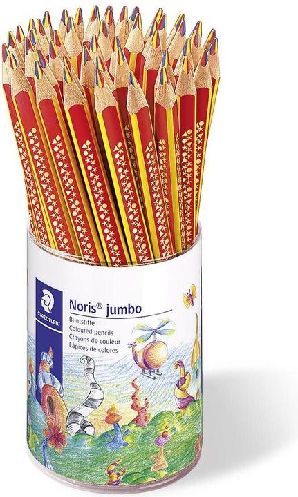 Staedtler NORIS - Regenbogenstift (Rot, Gelb, Blau, 50 x)
