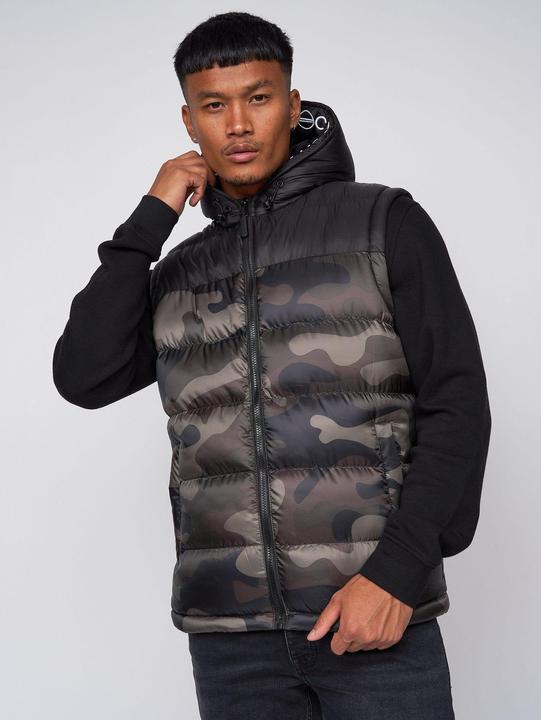 Crosshatch Stanfield Weste mit Kapuze (L)