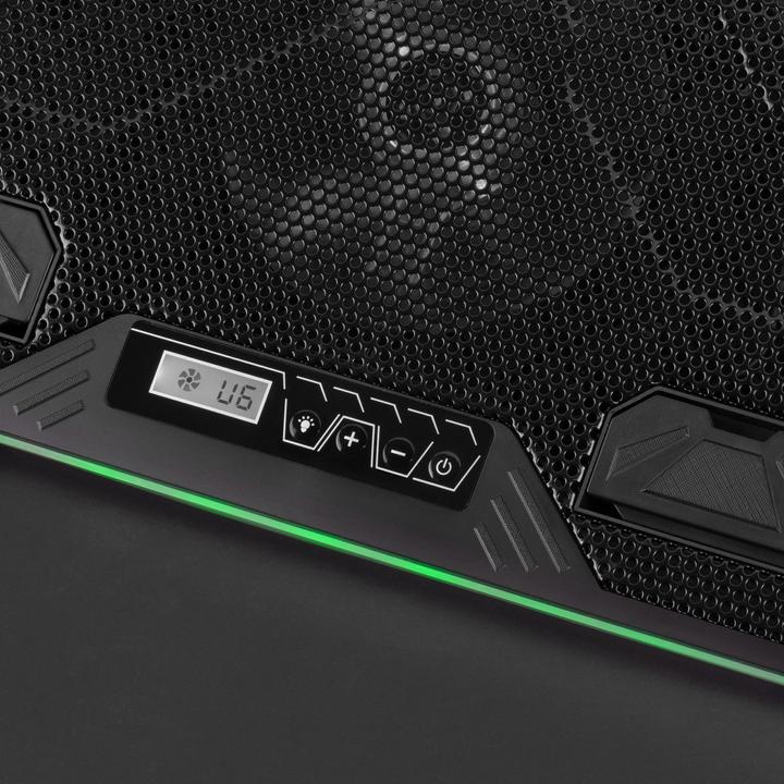 Immagine prodotto Mars Gaming MNBC6, Base di raffreddamento + supporto XL 19"" ARGB, 3 ventole, supporto mobile