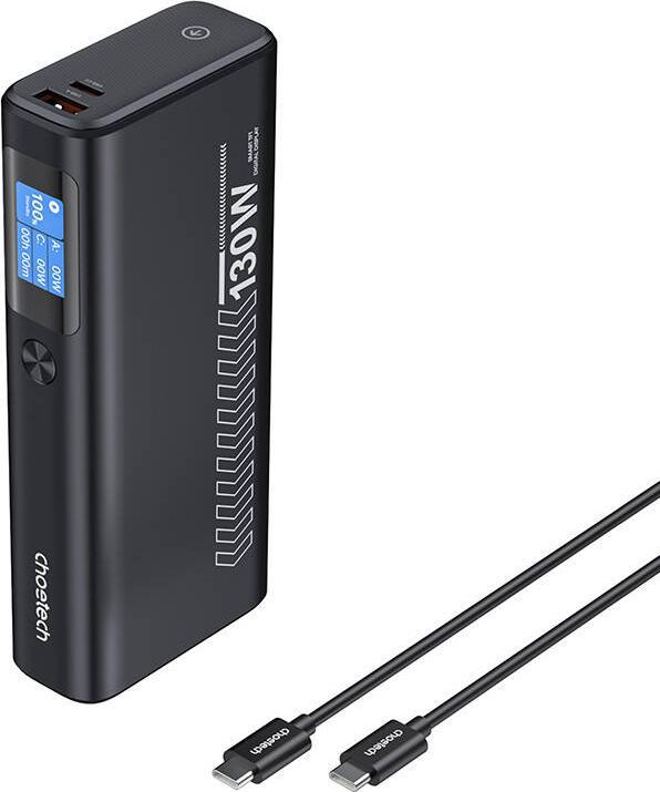 Actual product image Choetech Power Bank B702 20000mAh PD100W 2C1A (Grey) (20000 mAh, 100 W)