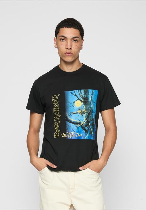 Immagine prodotto Merchcode Maglietta con copertina dell'album degli Iron Maiden Fear Of The Dark - 18719 (XS)