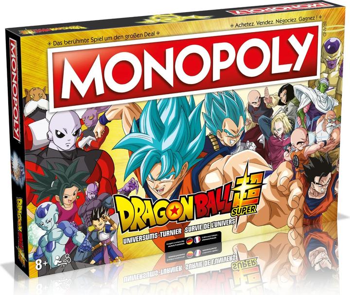 Actual product image Hasbro Monopoly Dragon Ball Super (German, French)