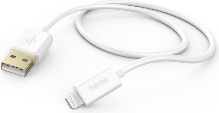 Produktbild Hama Ladekabel, USB-A - Lightning, 1,5 m, Weiss (1.50 m, USB 2.0)