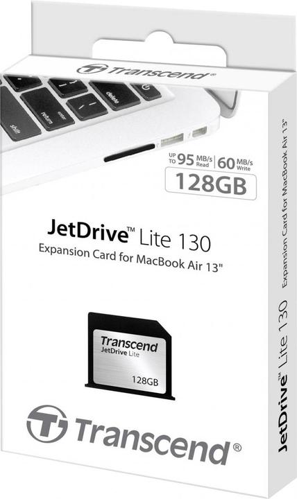 Image du produit Transcend JetDrive Lite 130 pour MacBook Air 13 (128 Go, SDXC, U1)