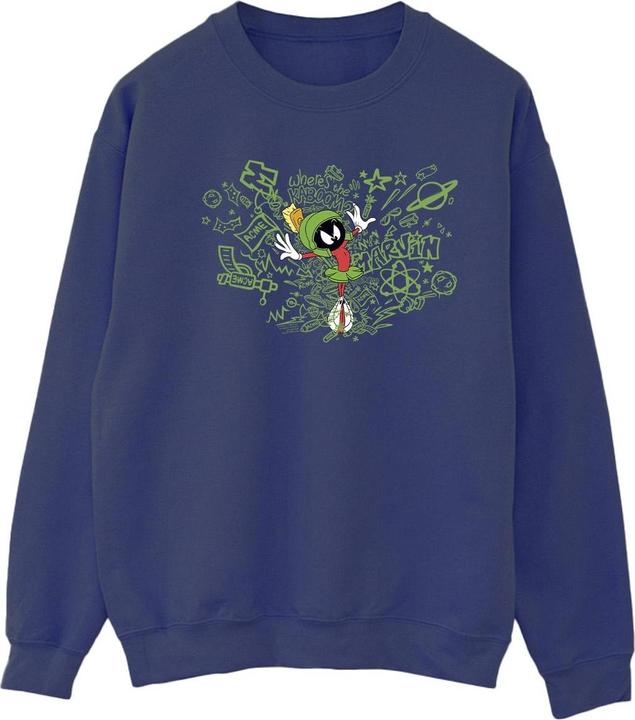 Immagine prodotto Looney Tunes ACME Doodles Marvin Martian Felpa Donna (XXL)