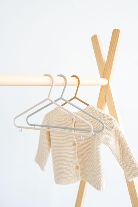 Actual product image 3 Sprouts Wheat Straw Coat Hanger cream (15 x)