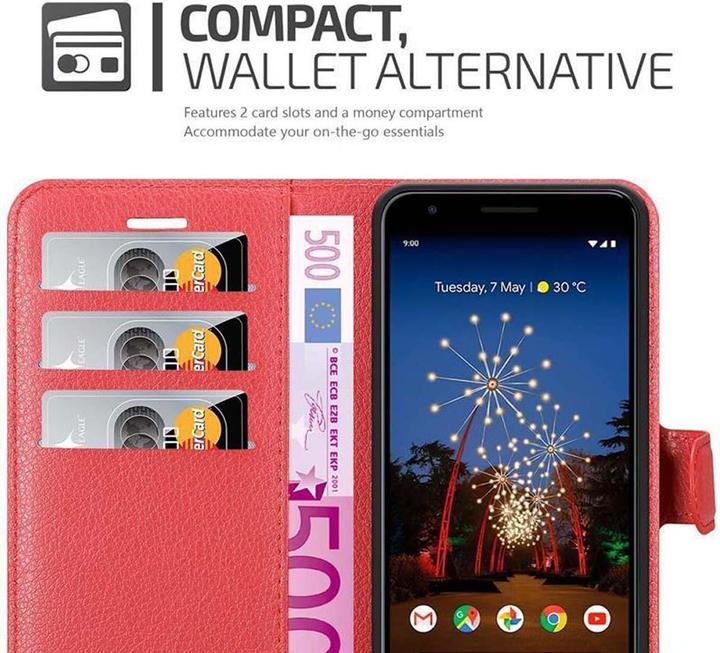 Produktbild Cadorabo Book mit Standfunktion Cover (Google Pixel 3a)