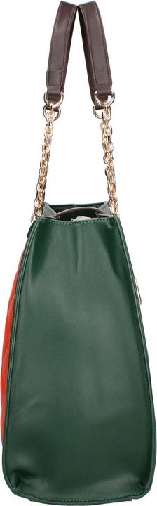 DARK GREEN AND RED