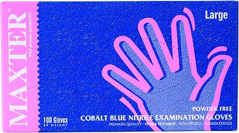 Actual product image Maxter Nitrile gloves without powder (L)