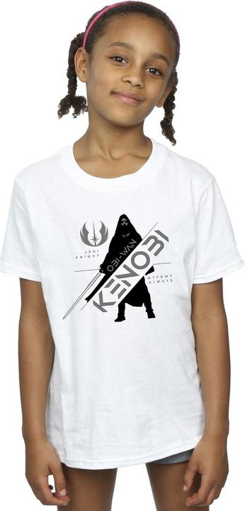Produktbild Star Wars ObiWan Kenobi Jedi Knight TShirt Mädchen (140, 146)