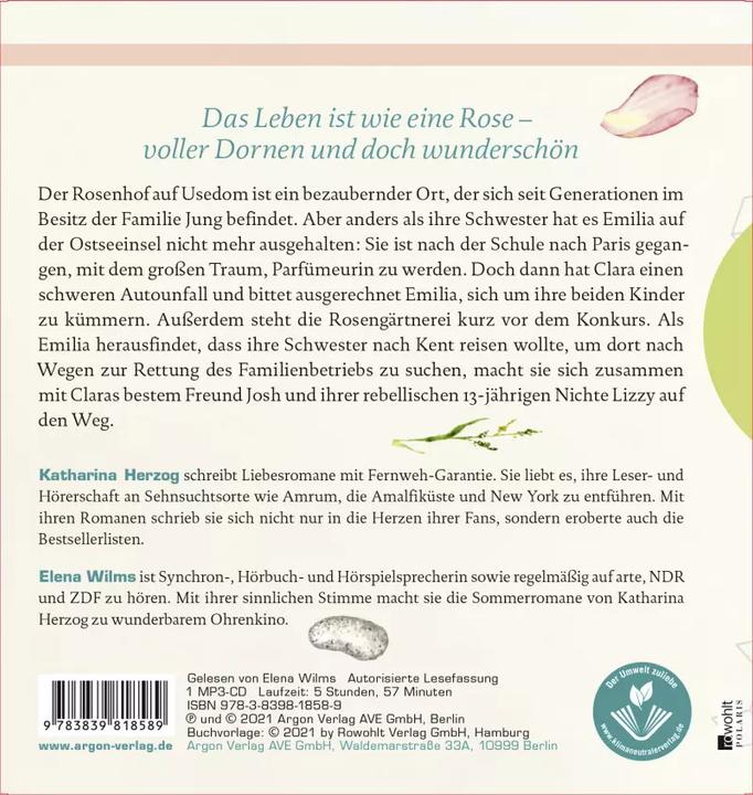 Image du produit Comme des rêves dans le vent d'été (Catherine Duke, Elena Wilms, Allemand)