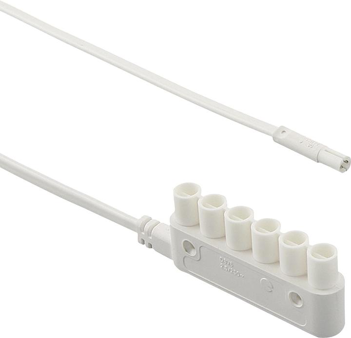 Image du produit Elektra Rallonge 2 m, blanc, avec mini-prise & d (2 m)