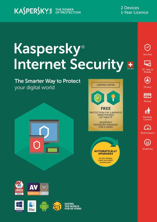 Kaspersky Internet Security Limited Edition (2 User, 12 Monate)
