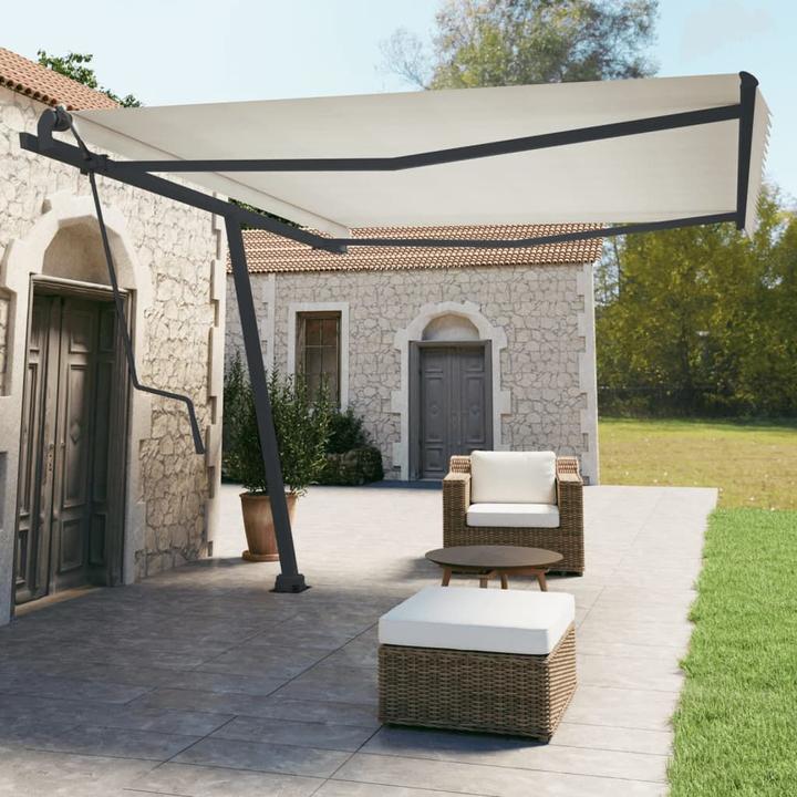 Produktbild VidaXL Stützen für Markisen Anthrazit 450x245 cm Eisen,Farbe (4.50 m)