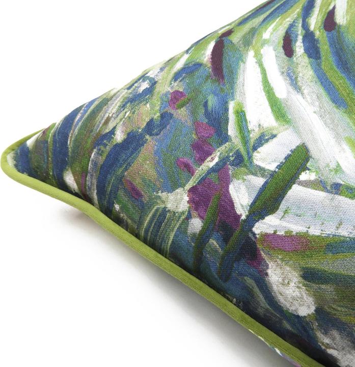 Immagine prodotto Prestigious Textiles Copri cuscino Palmyra Tropical con strass (55 x 55 cm)
