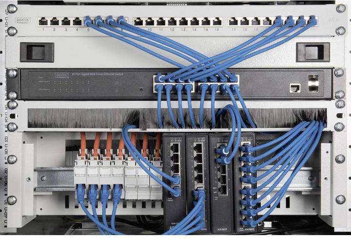 Actual product image Digitus DIN-Rail Adapter for Keystone Modules, IP20 (Keystone module holder)