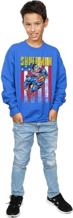 Actual product image Boys Superman Flight Sweatshirt (116)