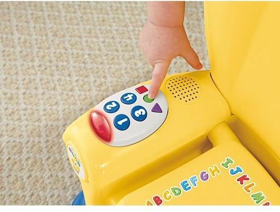 Image du produit Fisher-Price CDF63 Siège bébé Bleu, Jaune (Rehausseur de siège pour enfant)