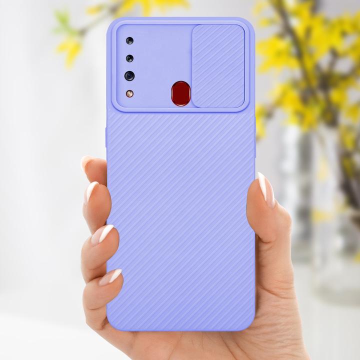 Actual product image Cadorabo Case for Samsung Galaxy A20s in TPU with camera protection LM009 Style (Samsung Galaxy A20s)