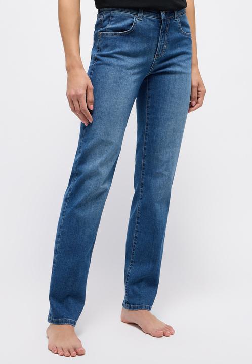 Image du produit Angels Dolly Jeans Sportiv Denim Straight Fit Mid Blue Used (W26/L30)