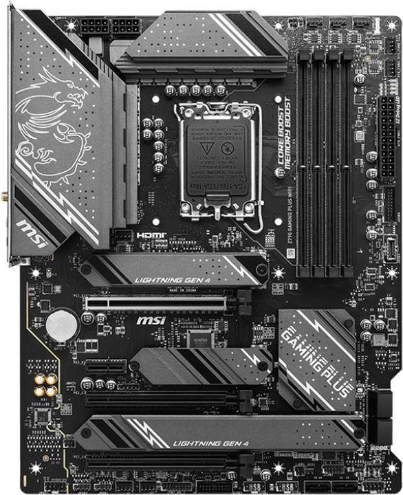 Immagine prodotto MSI Z790 Gaming Plus Wifi (Z790,S1700,ATX,DDR5) (LGA 1700, Intel Z790, ATX)