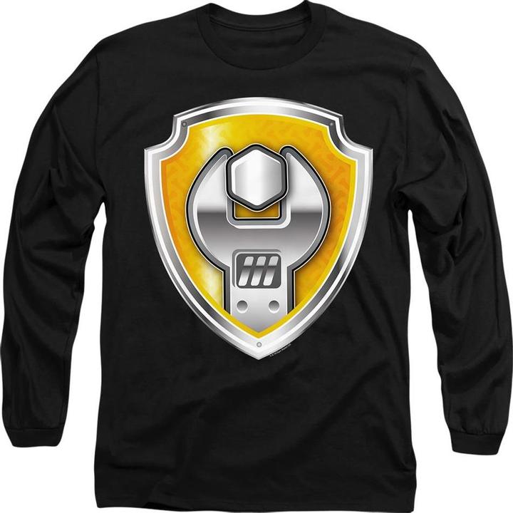 Actual product image Paw Patrol Unisex Adult Rubble Badge T-Shirt (XXL)