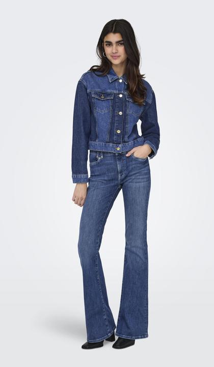 Produktbild Only Ausgestellt Mittlere Taille Jeans Schlaghosen-Jeans (27)