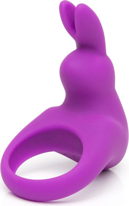 Happy Rabbit Rechargeable Vibrating Rabbit Cock Ring Purple (3 cm)