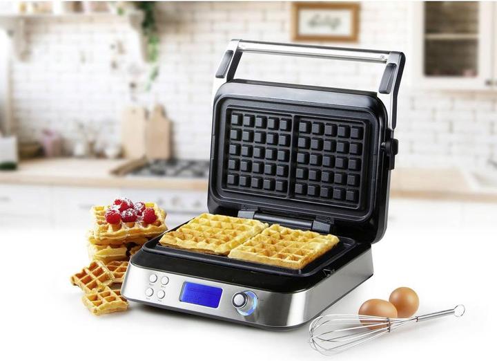Actual product image Domo Waffle Genius Digital Belgian Waffle Iron