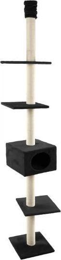 Productafbeelding Flamingo - Scratching Post BARWA - Black - 35x35x263 cm (263 cm, Zwart, Crème)