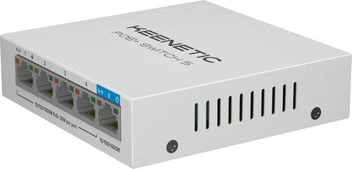 Actual product image Keenetic POE+ Switch 5 KN-4610-01-EU PoE+ Switch 4 Port + 1 Uplink (5 Ports)