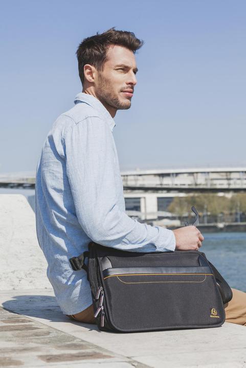 Image du produit Exacompta Sac messenger ordinateur Exactive (14) - Noir (14", Universel)