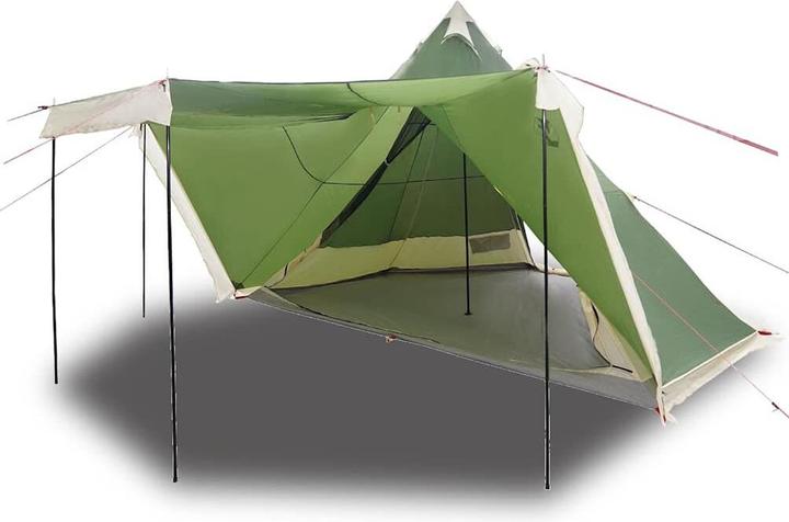 Image du produit VidaXL Tipi familial 6 personnes Vert Etanche (11.05 kg, 6 personnes)