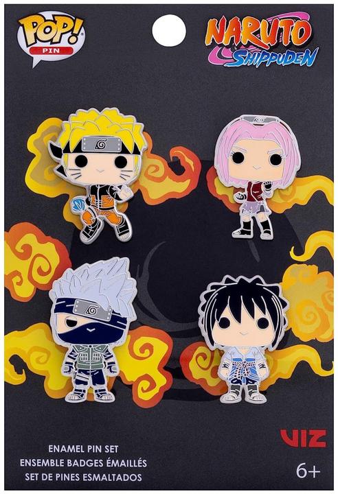 Image du produit Funko NARUTO - 4pk Pin Set - Team 7
