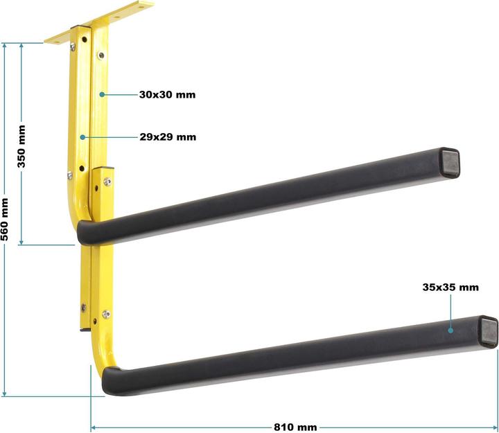 Actual product image Wiltec Kayak & SUP Ceiling Mount