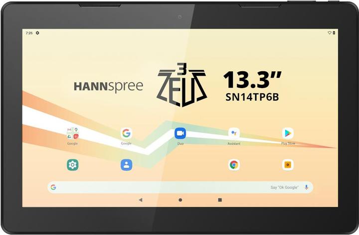 Actual product image Hannspree HANNSpad SN14TP6B Tablet Zeus 3 13.3" Android 13 Android (13.30", 128 GB, Black)