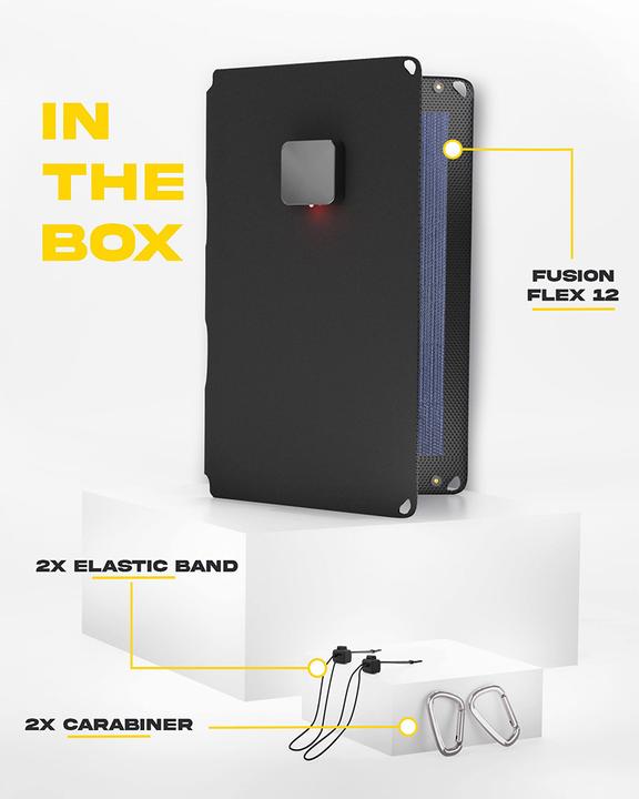 Image du produit Sunslice Panneau solaire portable "Fusion Flex 12" (12 W, 0.24 kg)