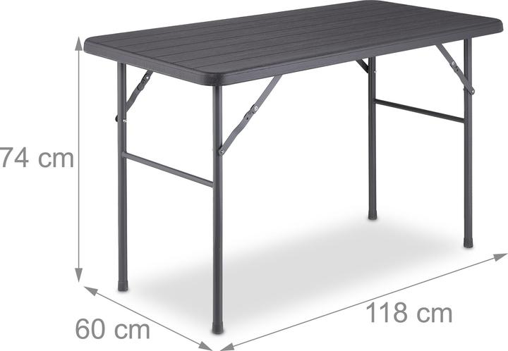 Actual product image Relaxdays Garden table (118 cm)