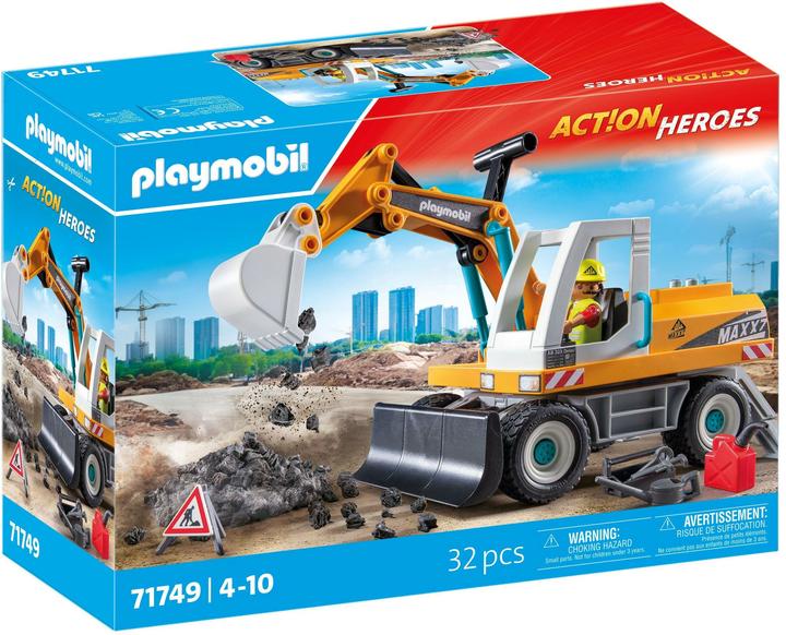 Produktbild Playmobil Bagger (71749, Playmobil Action Heroes)