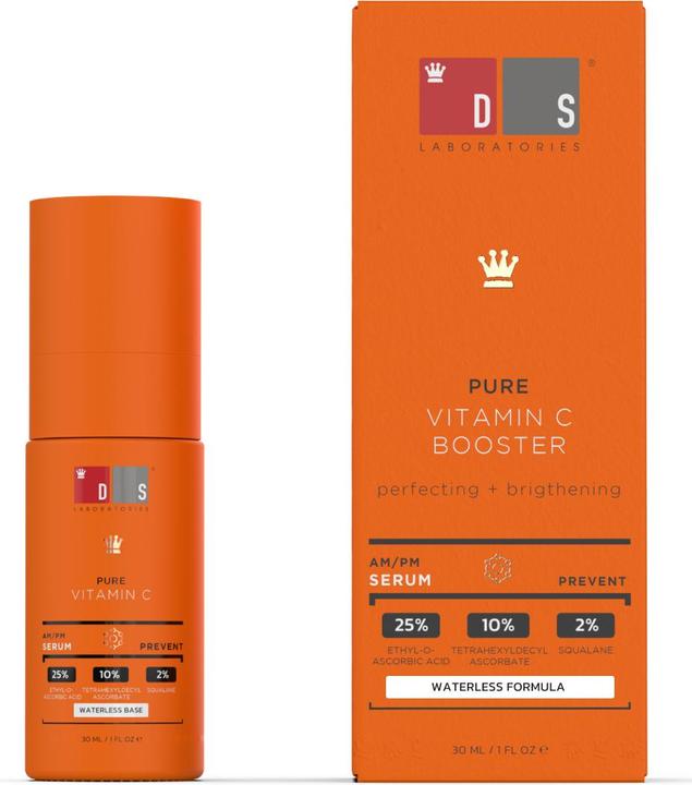 DS Laboratories 35% Vitamin C Serum für das Gesicht Anti Aging Serum mit Vitamin E und Squalan Hydratisierend und (30 ml)