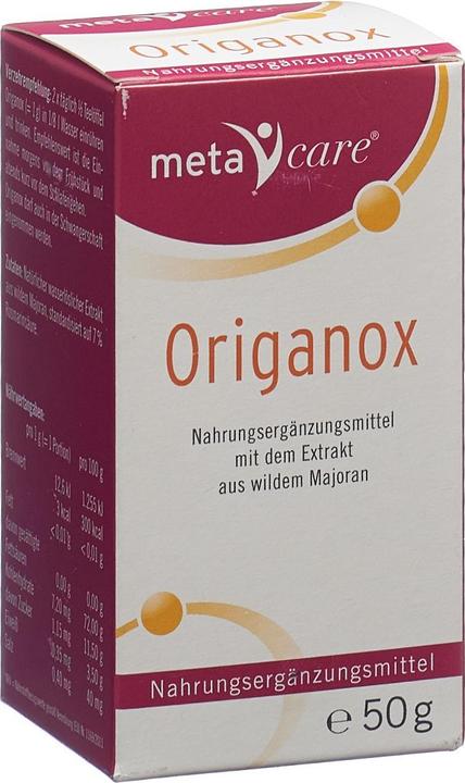 Image du produit Meta Care Origanox en poudre (1 pièce(s), Capsules, 50 g)
