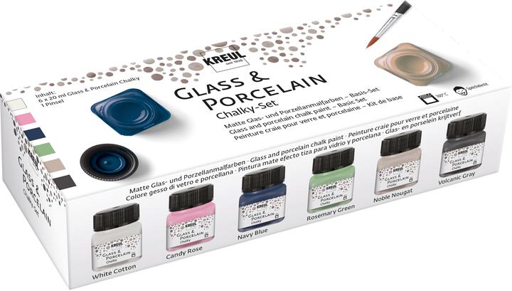 Actual product image I Am Creative Glass & Porcelain (Multicolor, 120 ml)