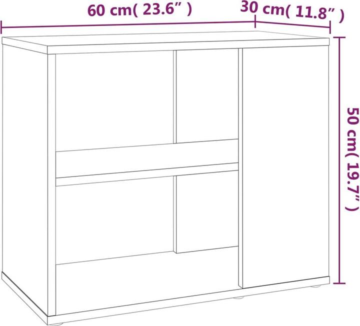 Actual product image VidaXL Atreus (60 x 30 x 50 cm)