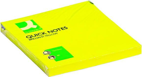 Actual product image Q-Connect Sticky notepad neon 76 x 76 m (76 x 76 mm)